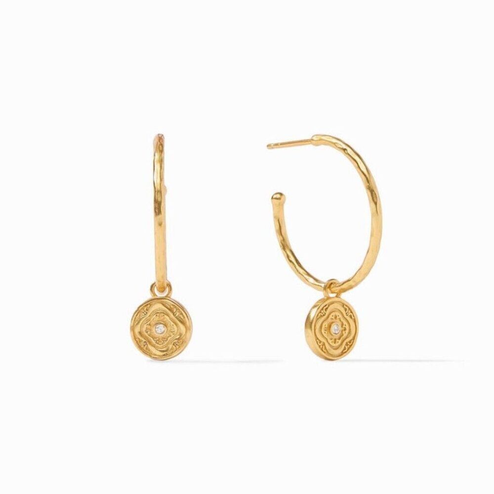 Brand new. $135 Julie Vos 2 in 1 Earring